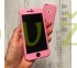 360° kryt silikónový iPhone 6 Plus/6S Plus - ružový